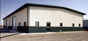 The Steel Building Store offers metal structures used in agriculture as barns.